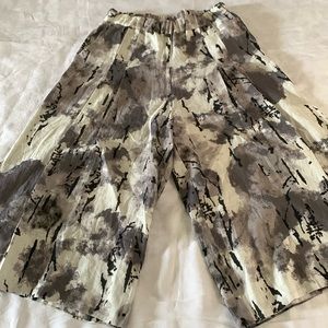 Alembika linen wide leg pants